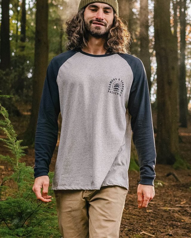 パッセンジャー イーブンフォール リサイクルコットン LS Tシャツ ディープネイビー