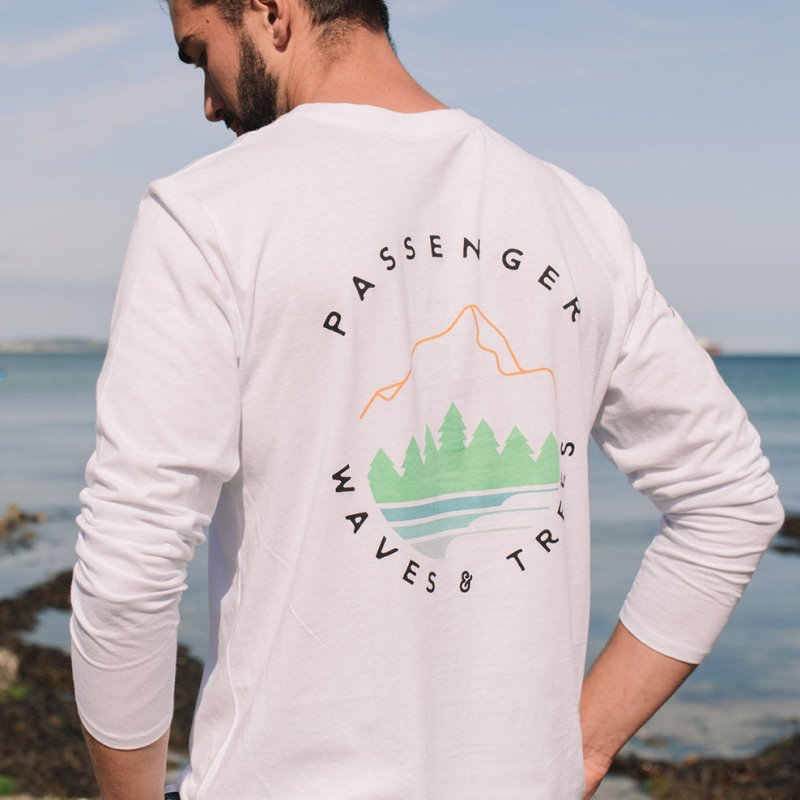 パッセンジャー ラパス リサイクル Ls Tシャツ ホワイト