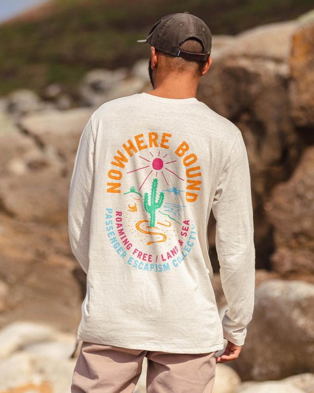 パッセンジャー ランド＆シー リサイクル LS Tシャツ ミルキーマール