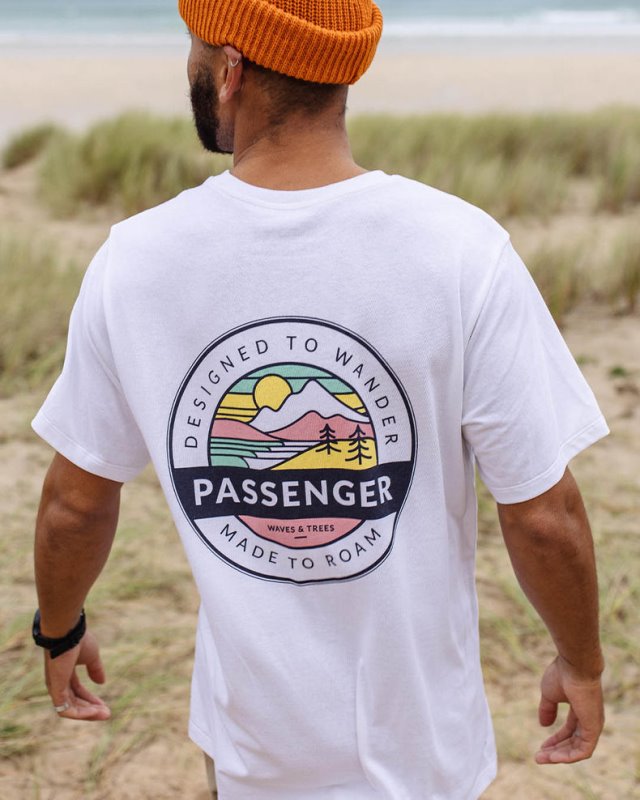 パッセンジャー オデッセイ リサイクル コットン Tシャツ ホワイト