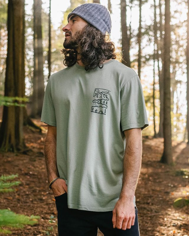パッセンジャー ネイチャー リサイクル コットン Tシャツ ピスタチオ