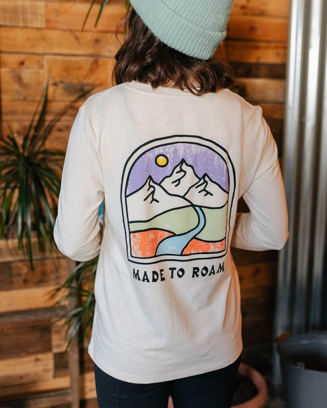パッセンジャー フライデー コレクティブ リサイクル コットン LS Tシャツ バーチ