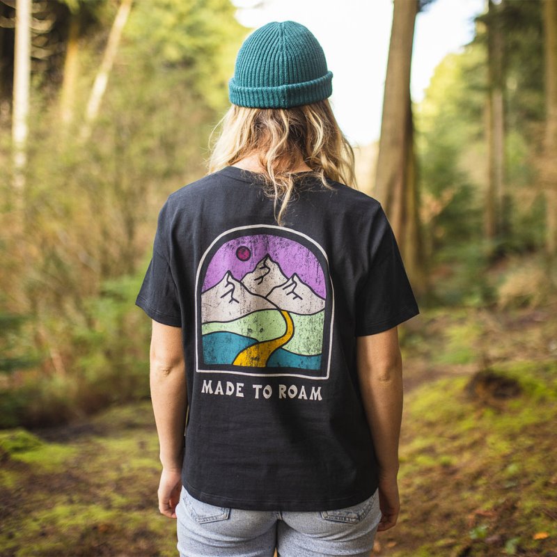 パッセンジャー フライデー コレクティブ リサイクル コットン Tシャツ ブラック