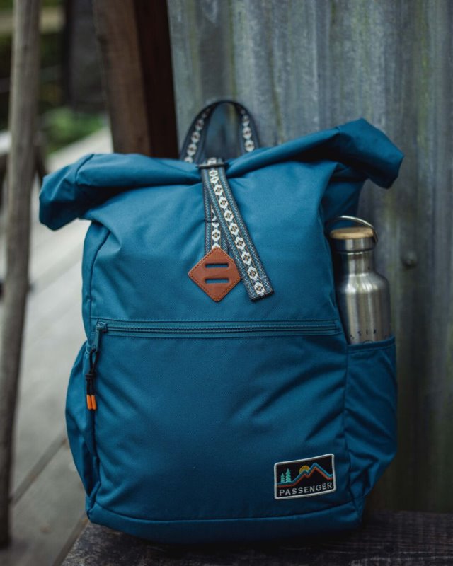 パッセンジャー バックウッド リサイクル ロールトップ 32l アッシュ ブルー